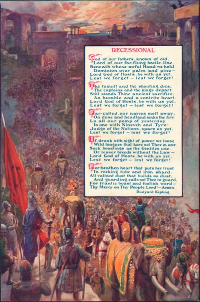 Recessional, 1907 door Unbekannt