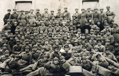 Rode Leger soldaten van de 99e Infanteriedivisie, USSR, 1928 door Unbekannt