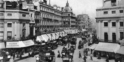 Regent Circus Oxford Circus, Londen, 1880s, 1926-1927 door Unbekannt