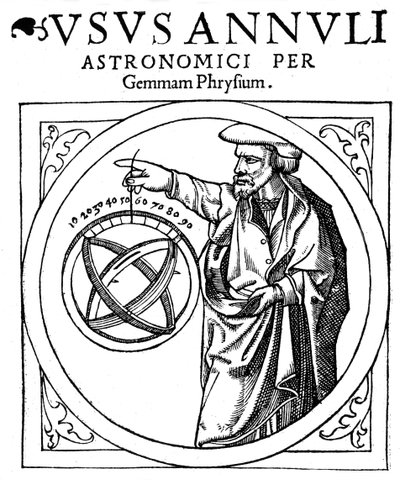 Reiner Gemma Frisius, Nederlandse astronoom, geograaf, cartograaf en wiskundige, 1539 door Unbekannt