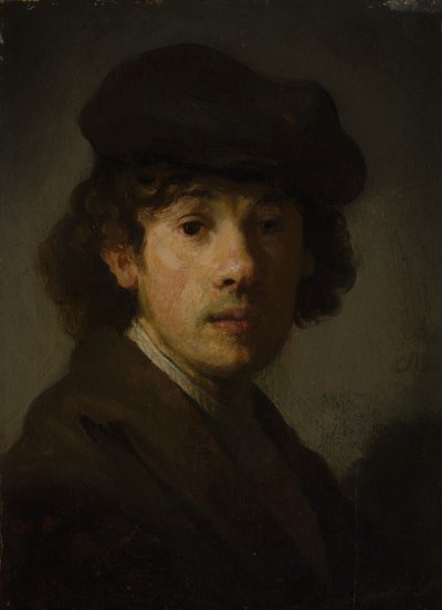 Rembrandt als jonge man door Unbekannt