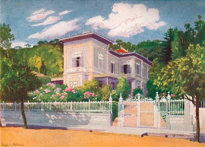 Woning van de heer Joseph Walker, Petropolis, 1914 door Unbekannt