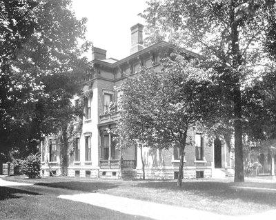 Residentie van ex-president Harrison, Indianapolis, Indiana, VS, ca. 1900 door Unbekannt