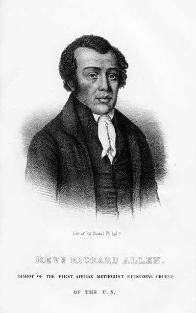 Richard Allen, Afro-Amerikaanse oprichter van de African Methodist Episcopal Church door Unbekannt