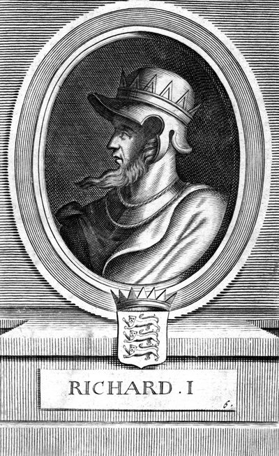 Richard I Koning van Engeland, 19e eeuw door Unbekannt