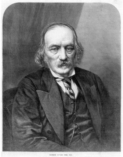 Richard Owen, Engelse anatoom en paleontoloog, 1872 door Unbekannt