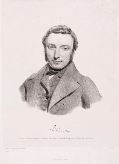 Richard Quain, Ierse chirurg, ca. 1850 door Unbekannt