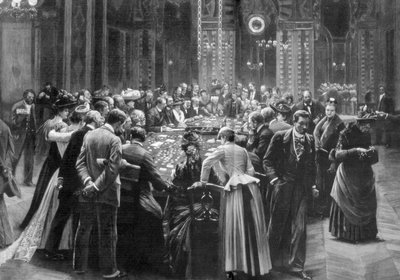 Rien ne va plus, de gokkamers in Monte Carlo, Monaco, 1890 door Unbekannt