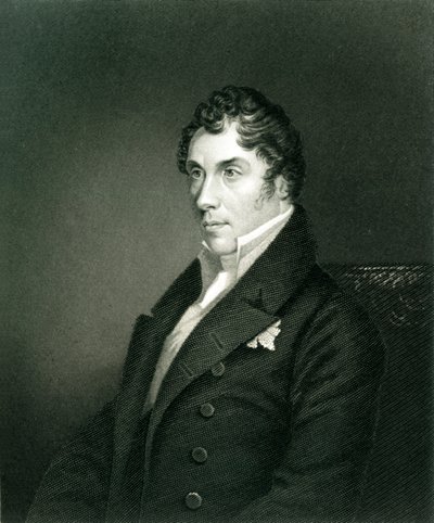 Rechtse Eerwaarde George Hamilton Gordon, Graaf van Aberdeen, ca. 1810 door Unbekannt
