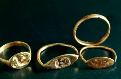 Ringen, sieraden, Tunesië, ca. 3e-4e eeuw door Unbekannt