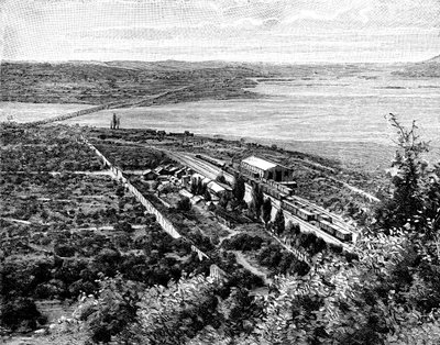 Rio Laja en de Biobio-samenloop, Chili, 1895 door Unbekannt