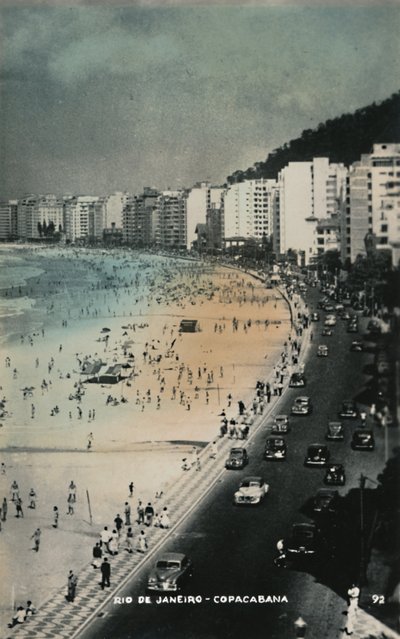 Rio de Janeiro - Copacabana, ca. 1950s door Unbekannt