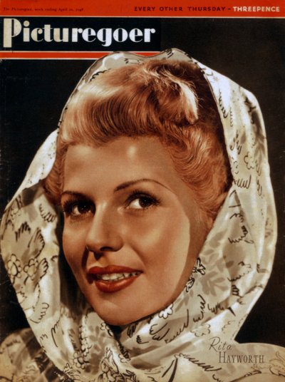 Rita Hayworth 1918-1987, Amerikaanse actrice, 1948 door Unbekannt