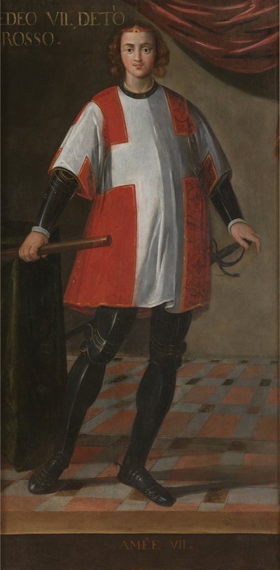 Portret van Amedeo VII door Unbekannt