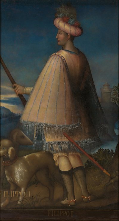 Portret van Filippo door Unbekannt