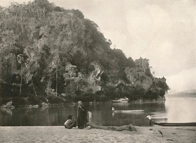 Rivierscène - De Tweede Kloof, nabij Bhamo, 1900 door Unbekannt