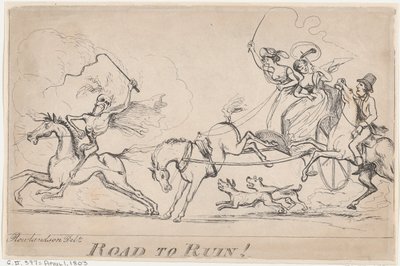 Weg naar de ondergang!, 1 april 1803 door Unbekannt