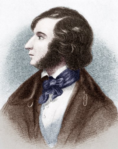 Portret van Robert Browning door Unbekannt