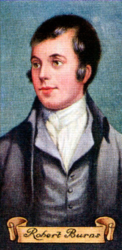 Robert Burns, uit een serie sigarettenkaartjes, 1935 door Unbekannt