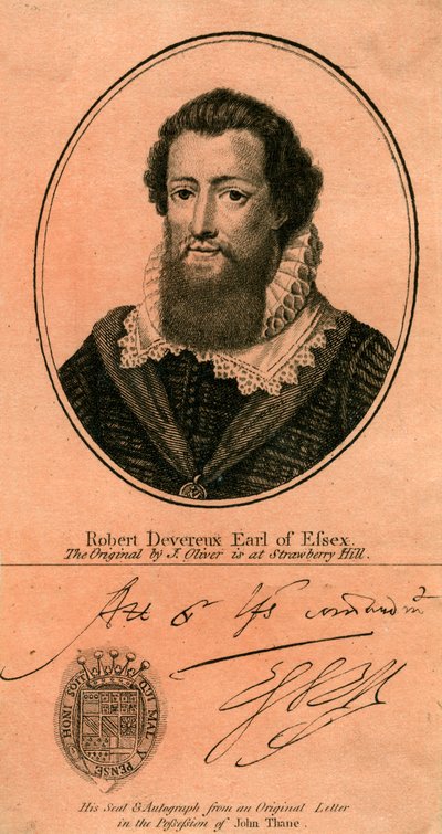 Robert Devereux, 2e graaf van Essex door Unbekannt