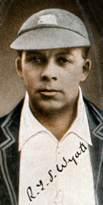Robert Elliot Storey Wyatt, Quiet Wyatt, allround cricketspeler, 1935 door Unbekannt
