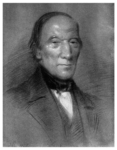 Robert Owen, in Wales geboren industrieel, filantroop en socialist, 1851 door Unbekannt