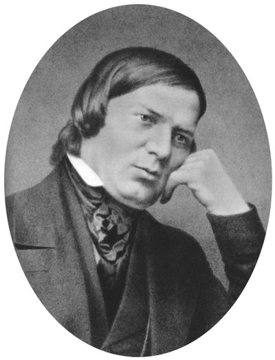 Robert Schumann 1810-1856 was een Duitse componist, estheet en invloedrijke muziekcriticus door Unbekannt