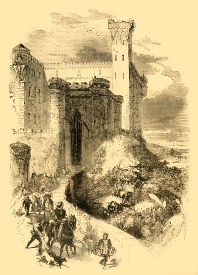 Robert van Normandië bij het kasteel van de graaf van Conversano door Unbekannt