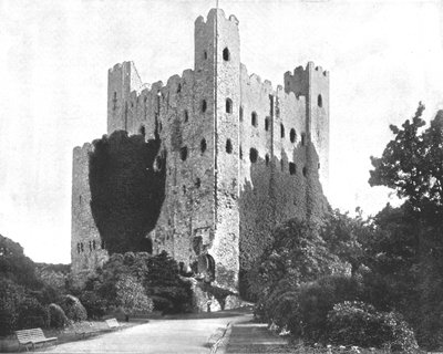 Kasteel van Rochester, 1894 door Unbekannt