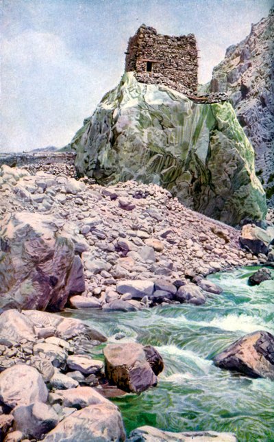 Rotsvesting, Afghaanse grens, c1924 door Unbekannt