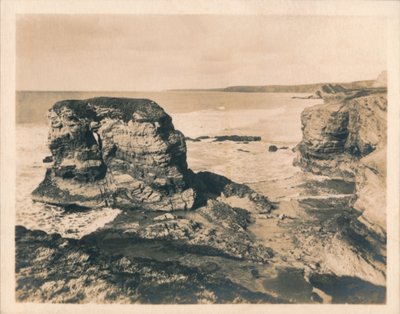Rotsen bij Porth - Newquay, 1927 door Unbekannt