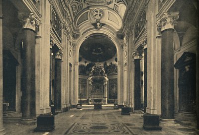 Rome - Interieur van de Basiliek van het Heilig Kruis van Jeruzalem, 1910 door Unbekannt