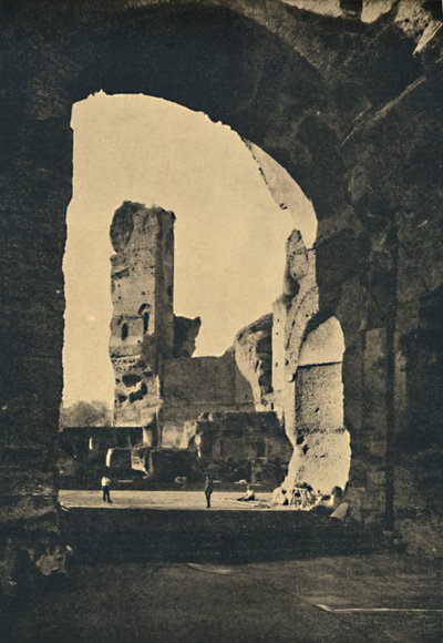 Rome - Resten van de Baden van Caracalla aan de Via Appia, 1910 door Unbekannt