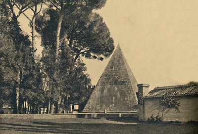 Rome - Grafpiramide van Caius Cestius - Poort van Sint-Paulus aan de Ostia-weg, 1910 door Unbekannt