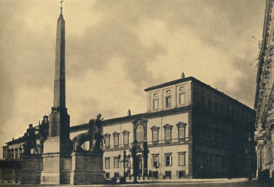 Rome - Het Quirinaal Paleis en Fontein, 1910 door Unbekannt
