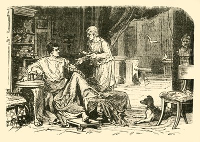 Romeinse studie, 1890 door Unbekannt