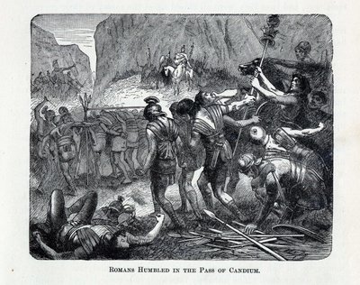 Romeinen Vernederd in de Pas van Caudium, 1882 door Unbekannt