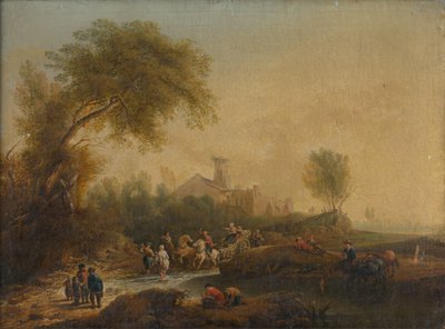 Romantisch landschap door Unbekannt