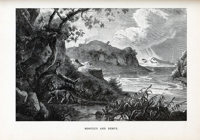 Romulus en Remus, 1882 door Unbekannt