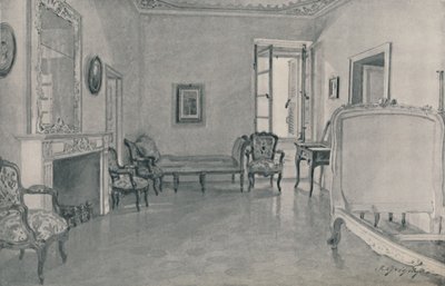 Kamer waarin Napoleon werd geboren, 1896 door Unbekannt