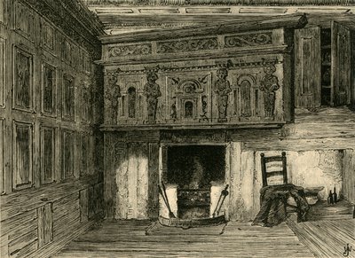 Kamer van een huis in Fulwoods Rents na Archer., ca. 1872 door Unbekannt