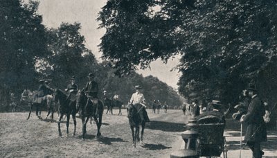 Rotten Row, Hyde Park, ca. 1900 door Unbekannt