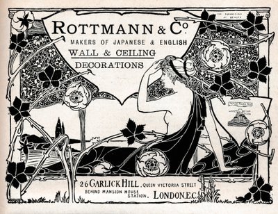 Rottmann & Co., Makers van Japanse & Engelse Muur- & Plafonddecoraties, 1897 door Unbekannt