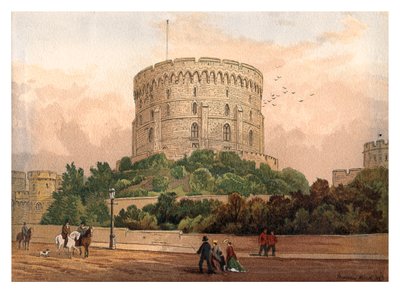 Ronde toren, Windsor, 1880 door Unbekannt