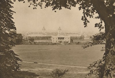 Koninklijk Marine College in Greenwich, ooit een ziekenhuis voor gehandicapte zeelieden, c1935 door Unbekannt