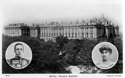 Koninklijk Paleis, Madrid, Spanje, begin 20e eeuw door Unbekannt