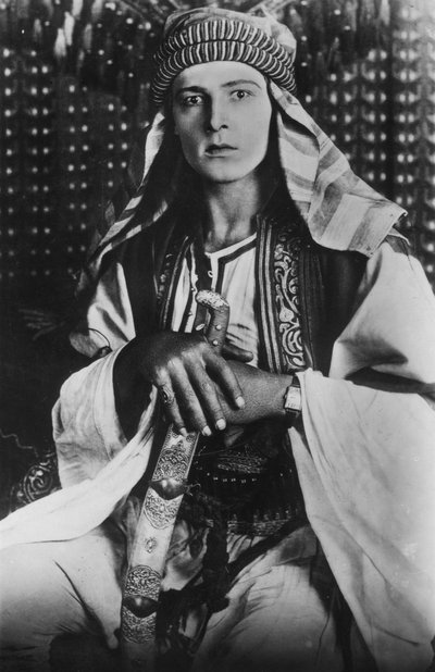 Rudolph Valentino 1895-1926 in De Sjeik, 1921 door Unbekannt