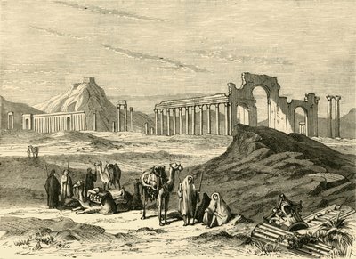 Ruïnes van Palmyra door Unbekannt