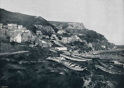 Runswick - Het dorp op de kliffen, 1895 door Unbekannt