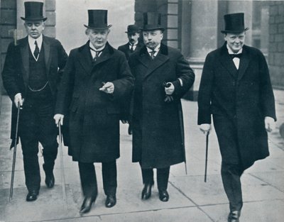 Russische minister van Financiën in Engeland: M. Bark op weg naar het Lagerhuis door Unbekannt